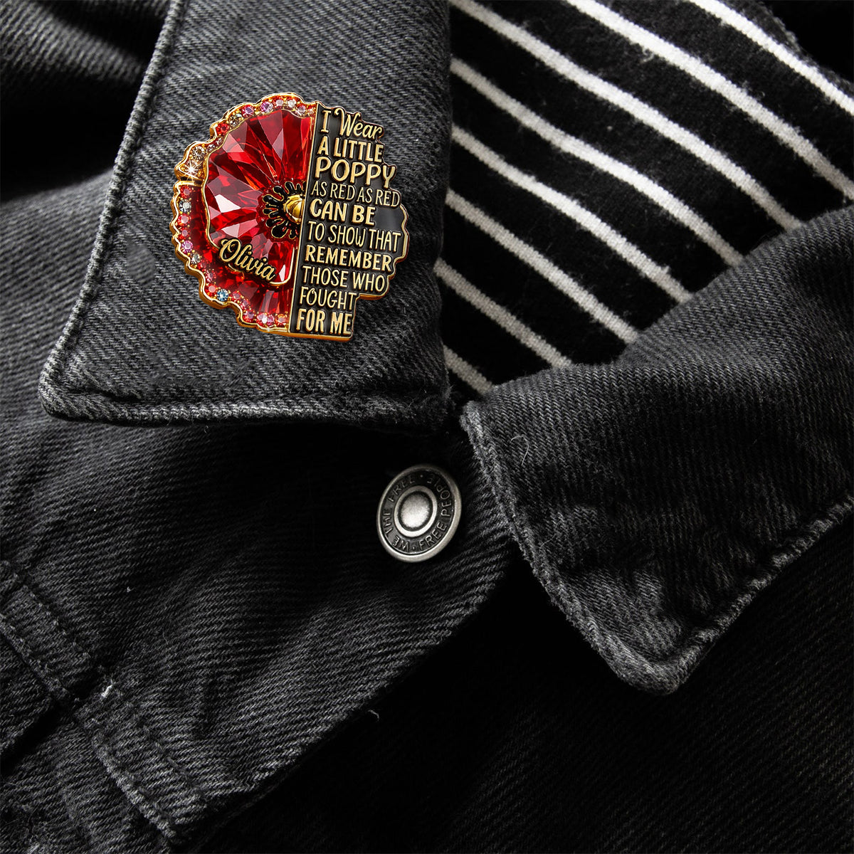Veteran Tribute - Personalized Veteran Pin