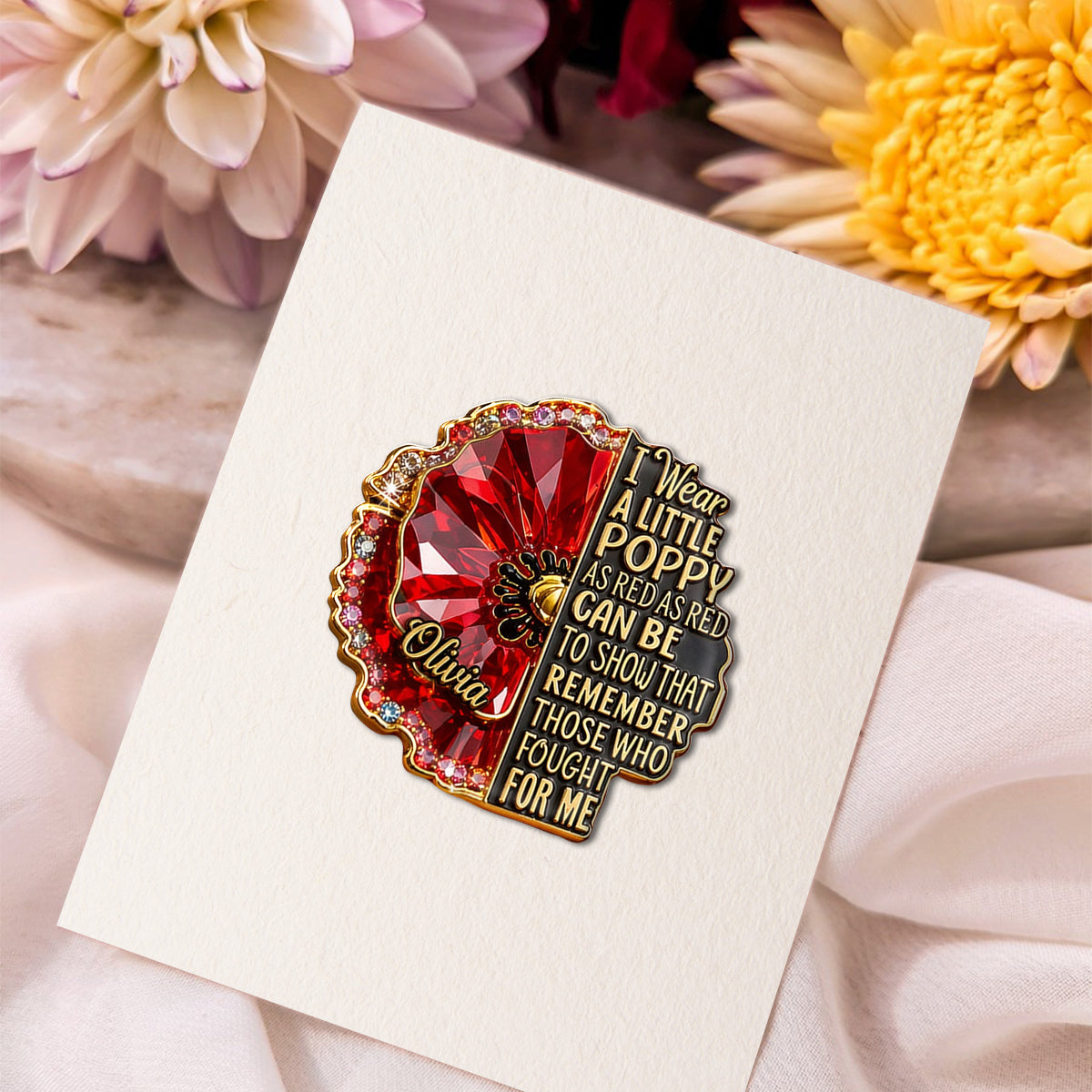 Veteran Tribute - Personalized Veteran Pin