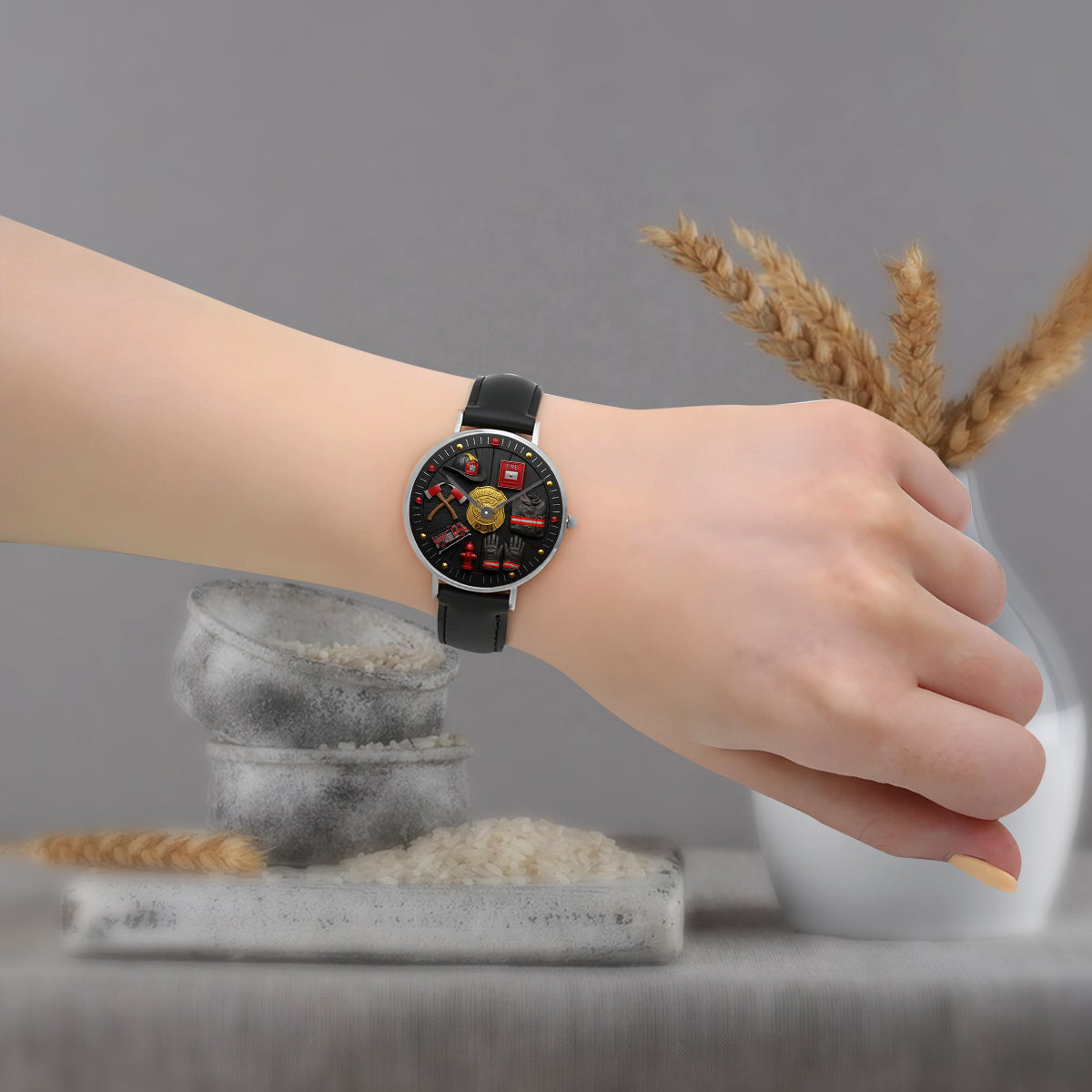 Proud Firefighter - Personalized Firefighter Hand Watch