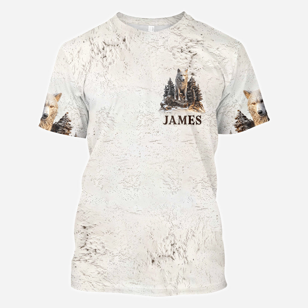 Papa Wolf Pack - Personalized Father All Over Shirt