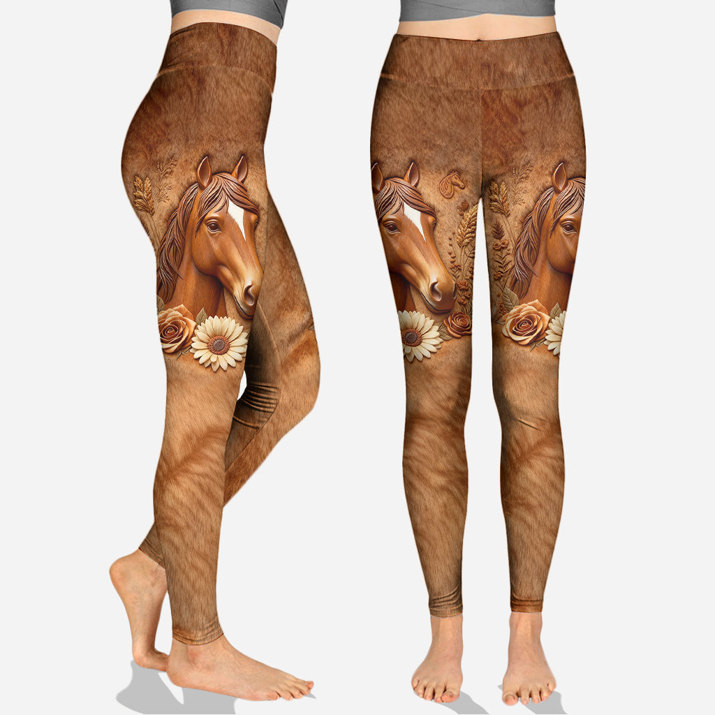 Love Horse - Personalized Horse Hoodie and Leggings