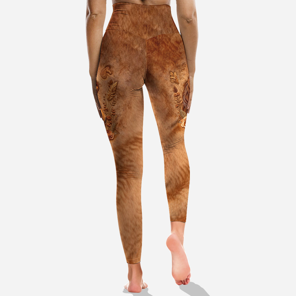 Love Horse - Personalized Horse Hoodie and Leggings