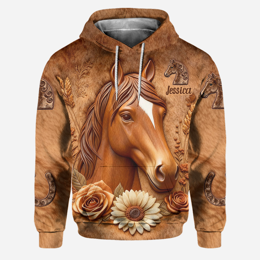 Love Horse - Personalized Horse Hoodie and Leggings