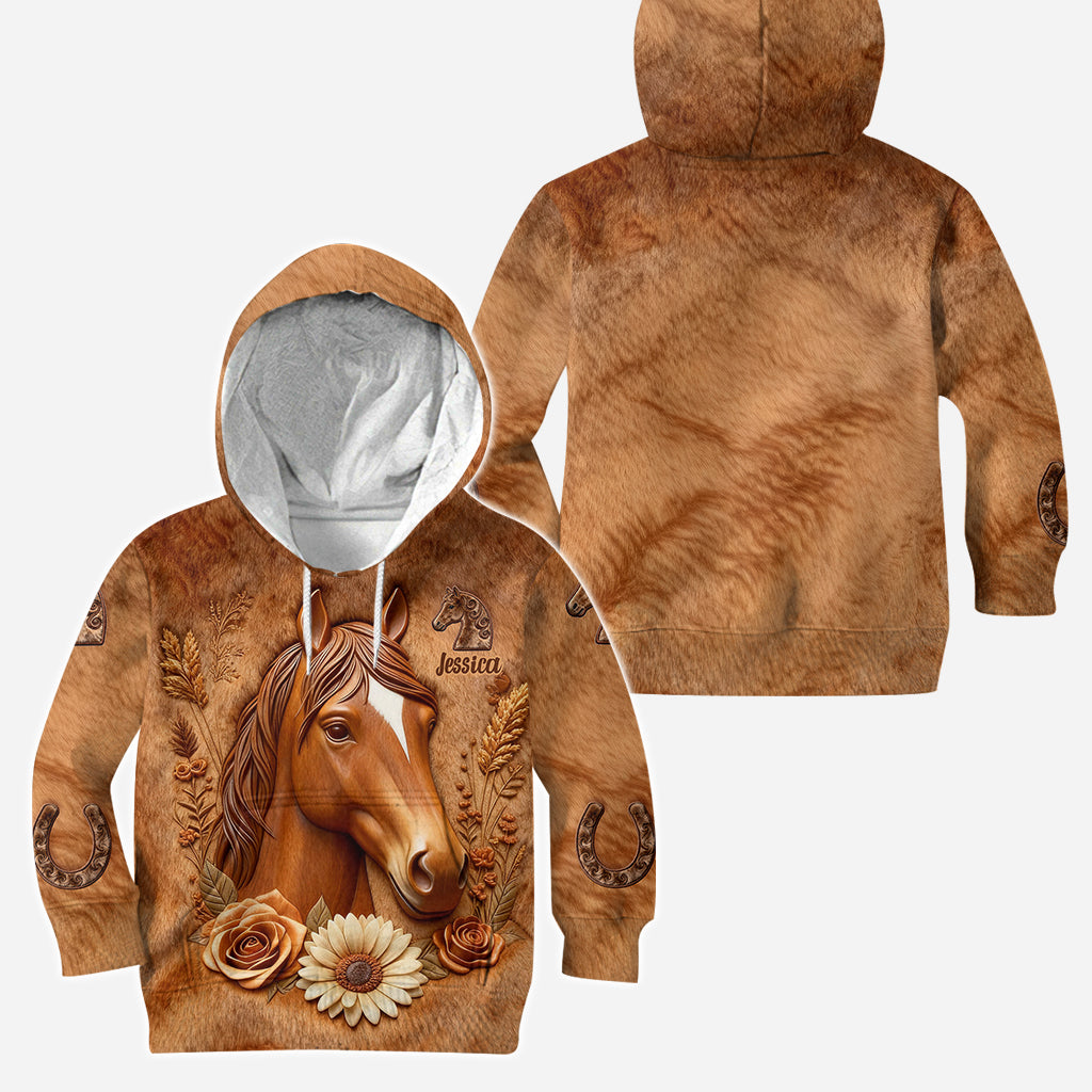 Love Horse - Personalized Horse Hoodie and Leggings