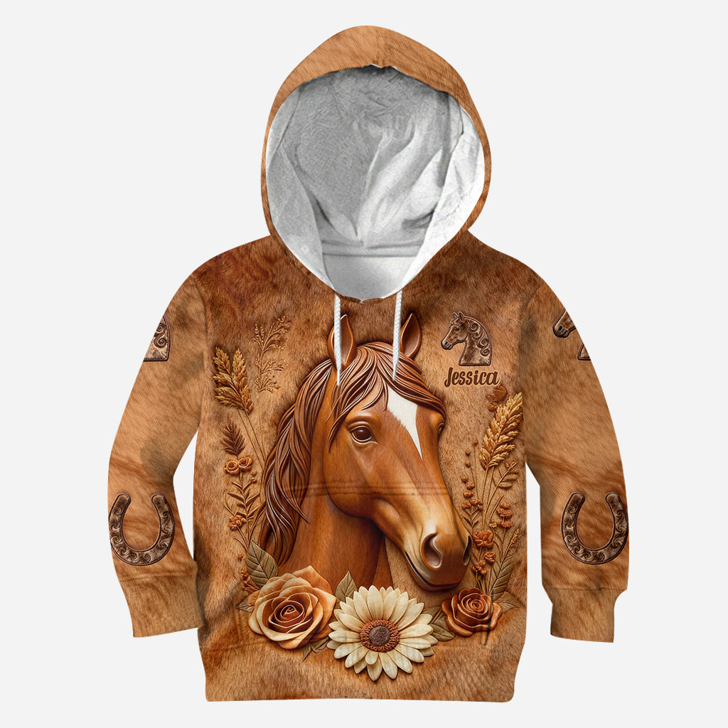 Love Horse - Personalized Horse Hoodie and Leggings