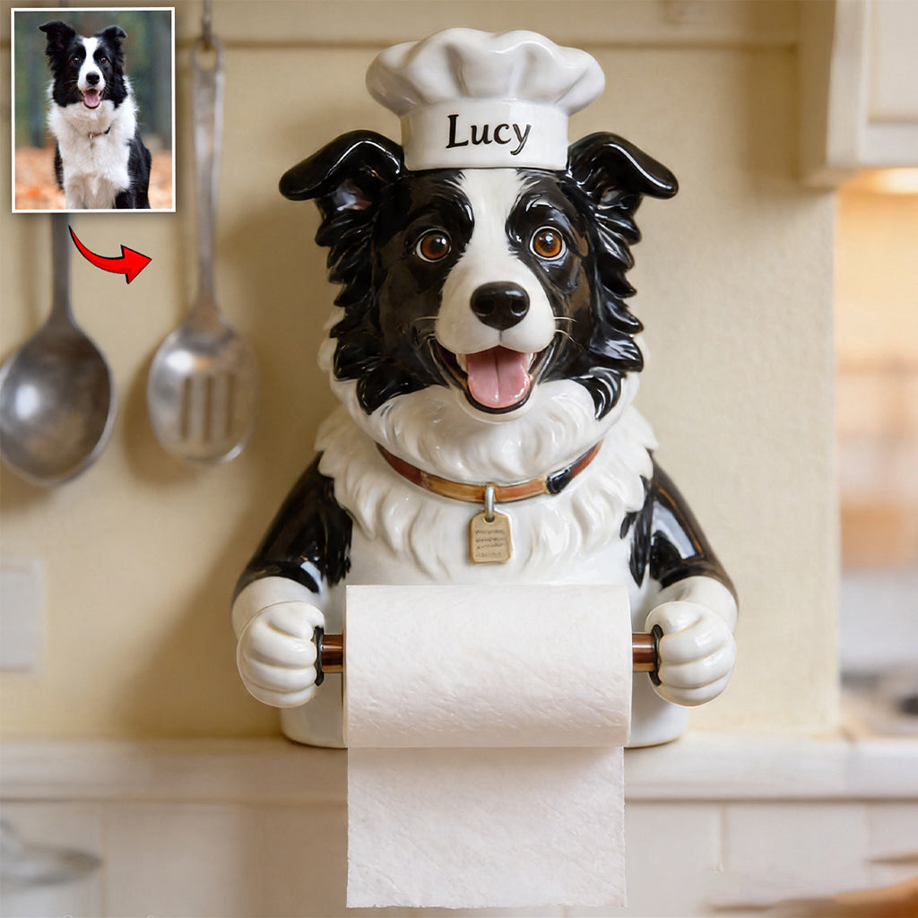 World's Best Sous Chef - Personalized Dog Paper Holder