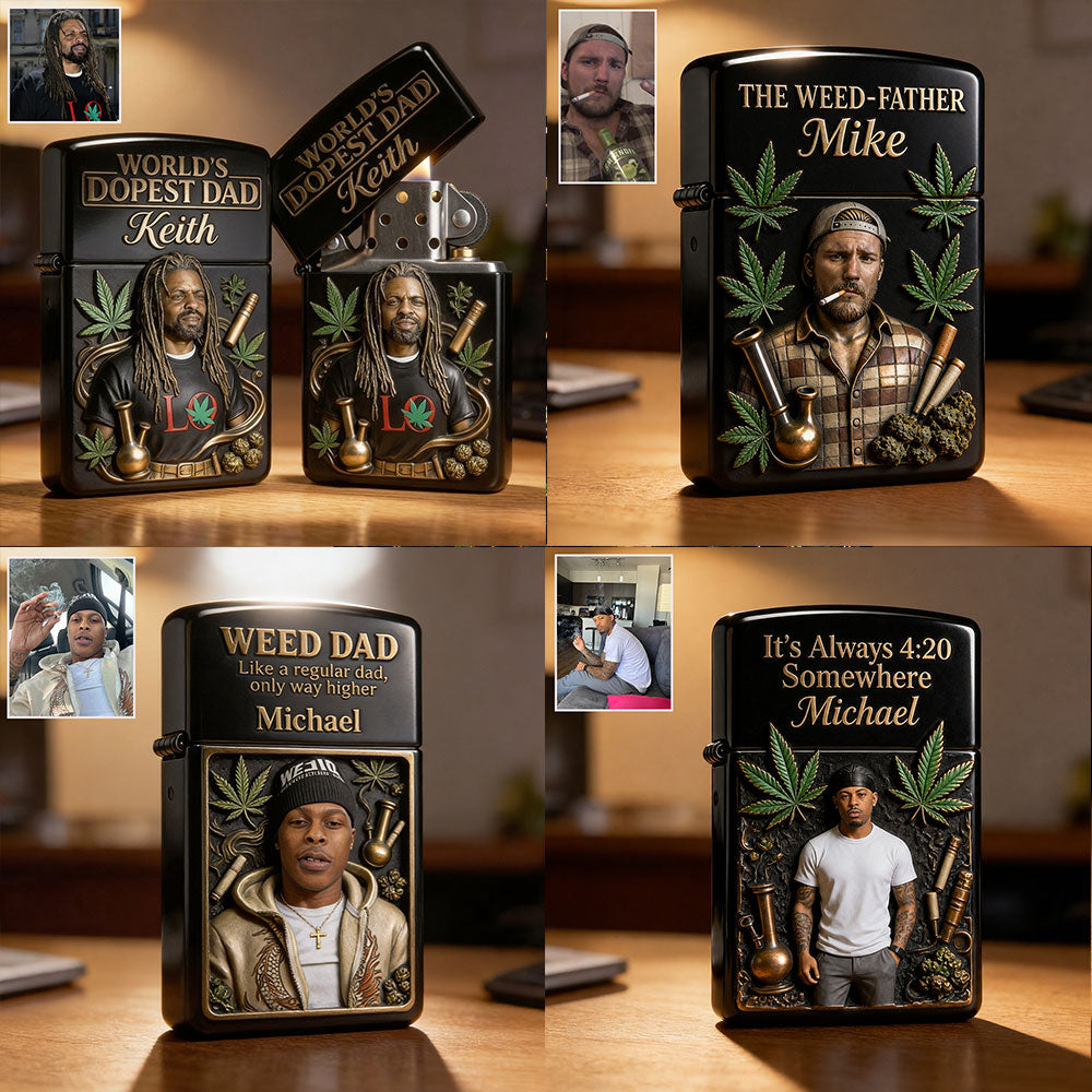 World's Dopest Dad - Personalized Weed Lighter