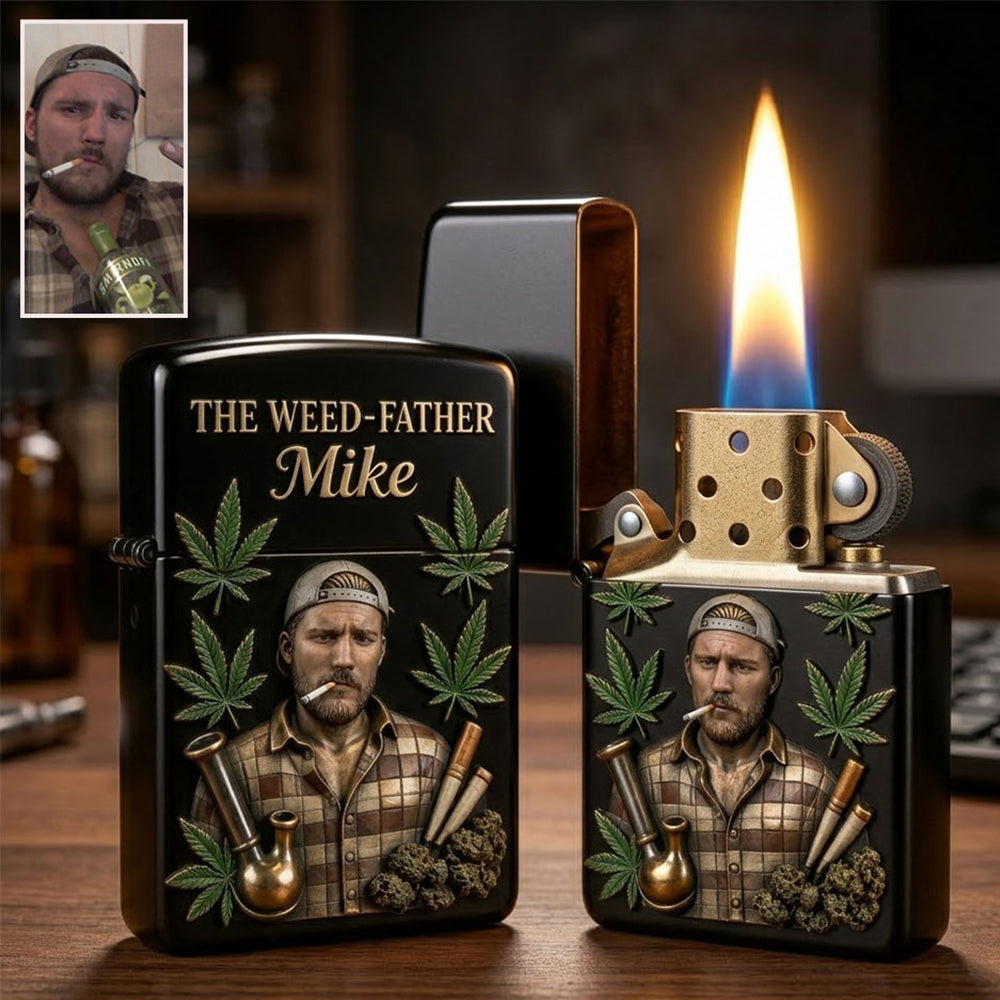 World's Dopest Dad - Personalized Weed Lighter