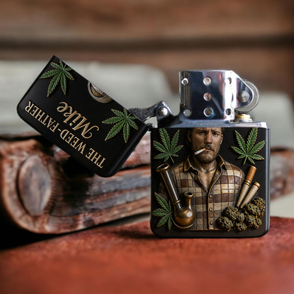 World's Dopest Dad - Personalized Weed Lighter