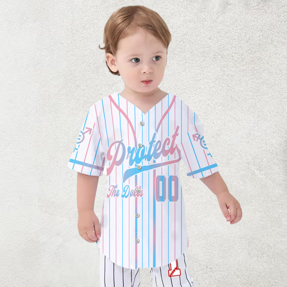 Protect The Dolls - Personalized LGBT Support Baseball Jersey