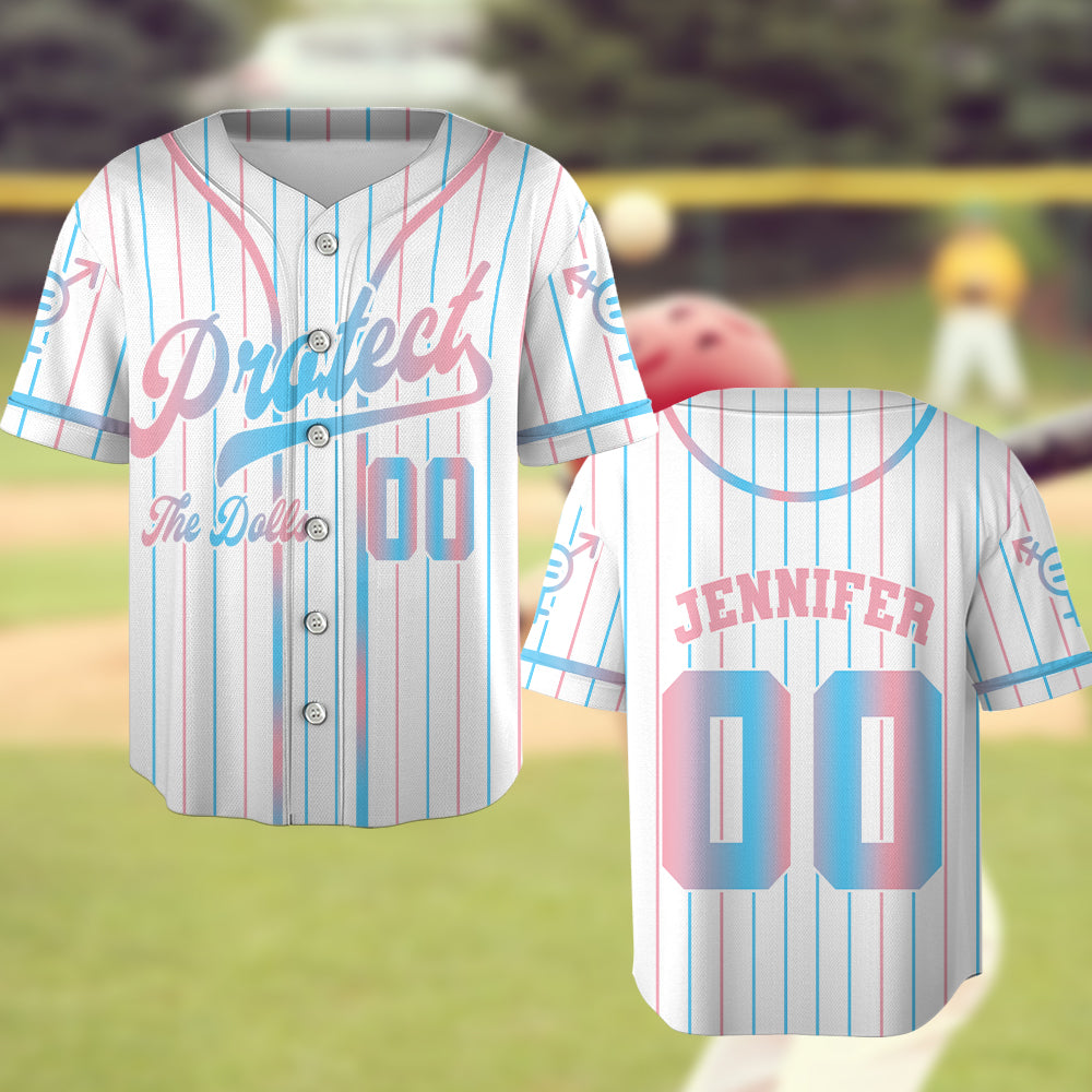 Protect The Dolls - Personalized LGBT Support Baseball Jersey