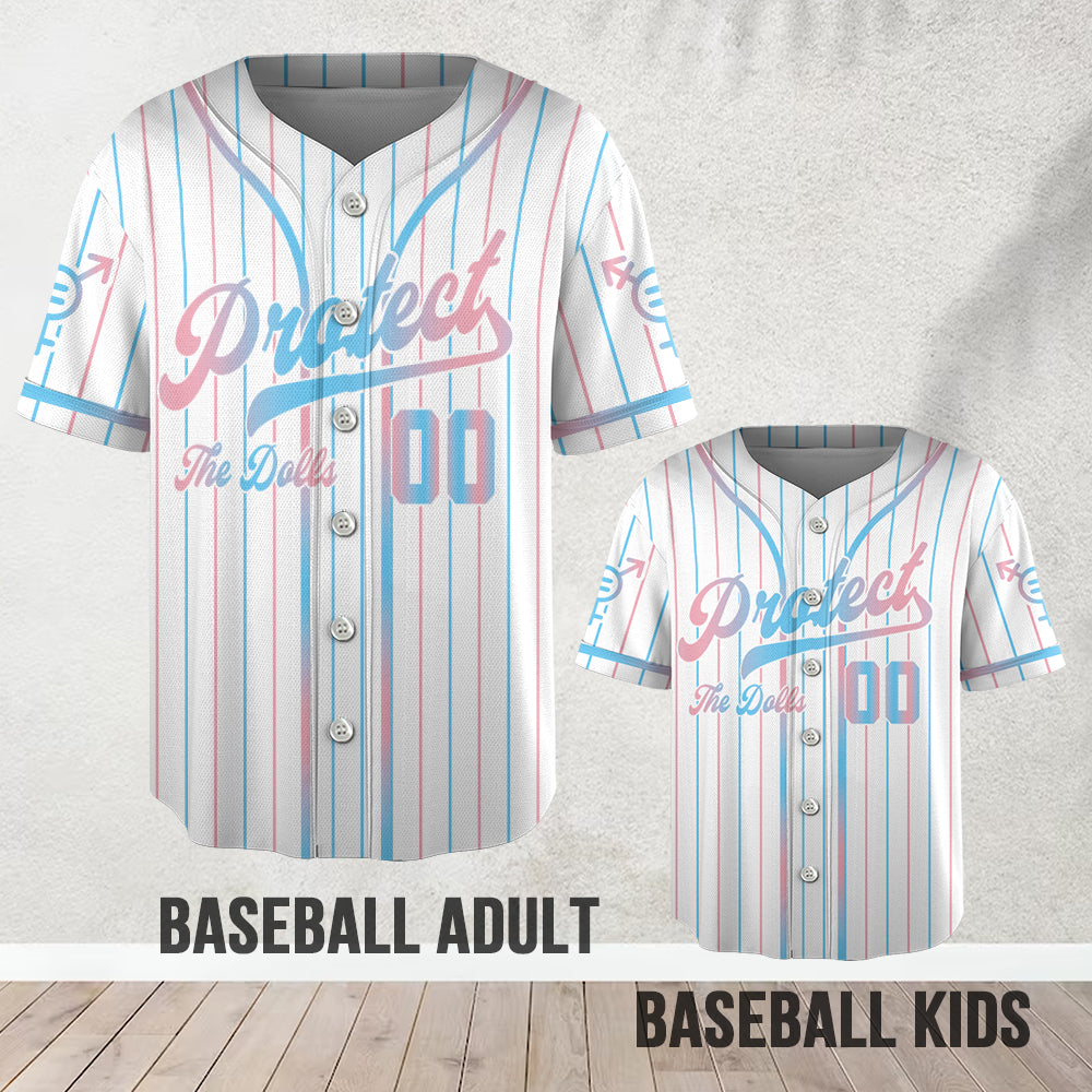 Protect The Dolls - Personalized LGBT Support Baseball Jersey