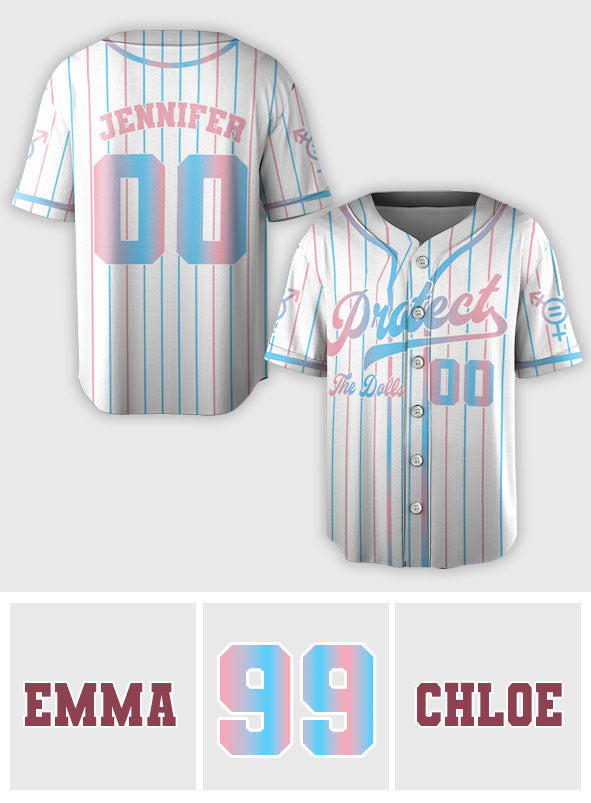 Protect The Dolls - Personalized LGBT Support Baseball Jersey