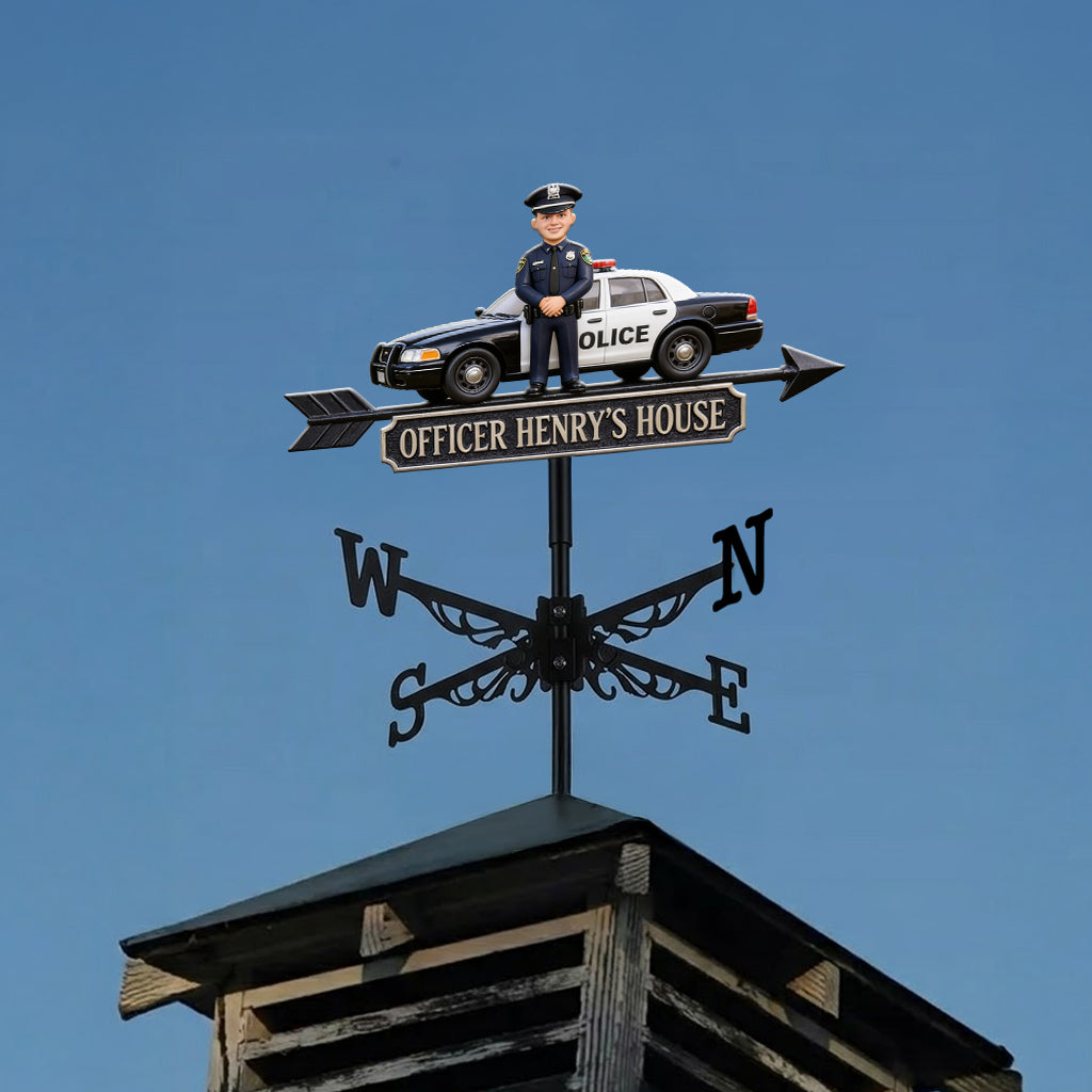 Proud Police Officer - Personalized Police Officer Weather Vane