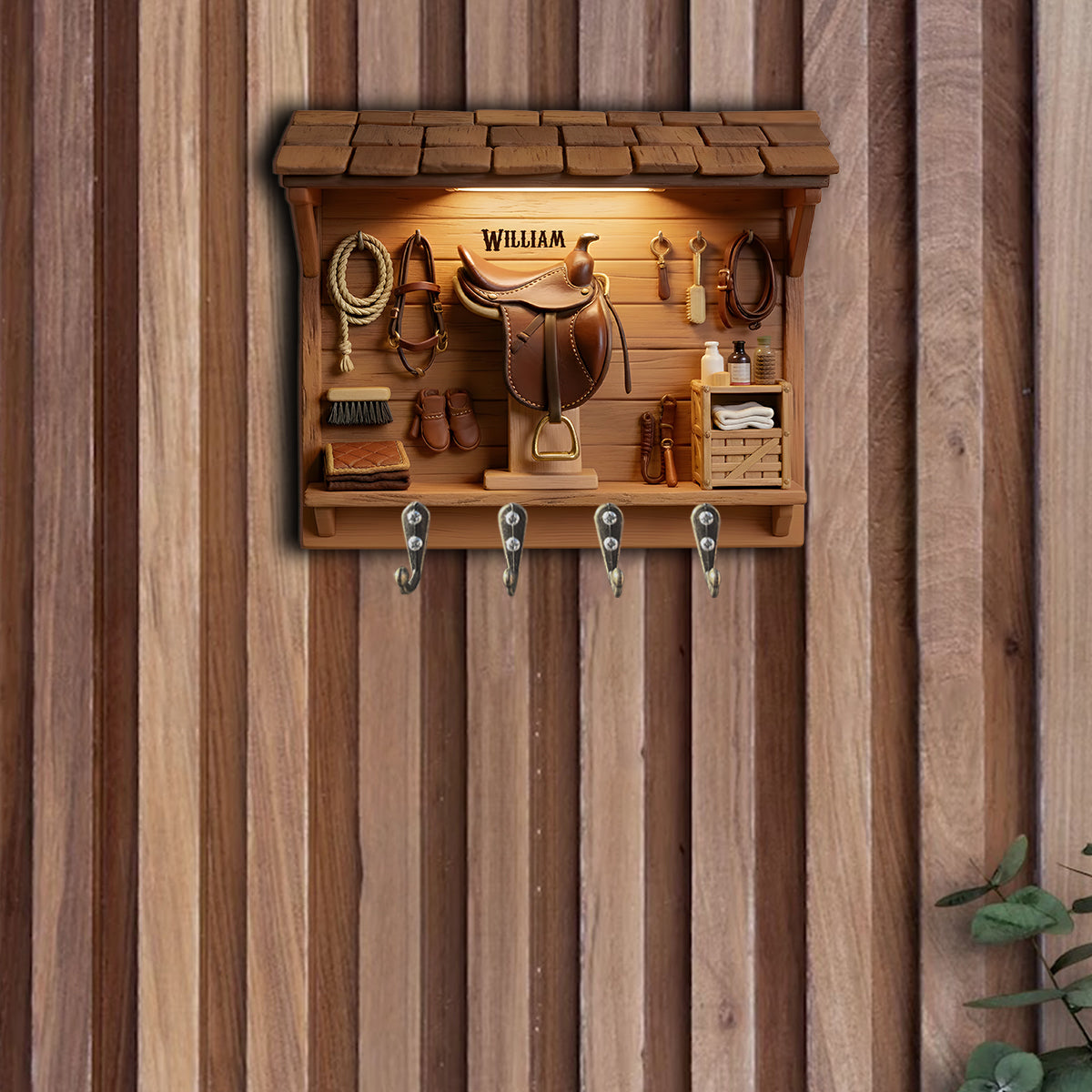 Western Spirit - Personalized Western Outfit Custom Shaped Hanging Rack