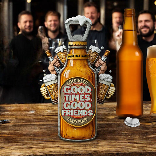 Man Cave Beer Bar - Personalized Beer Bottle Opener