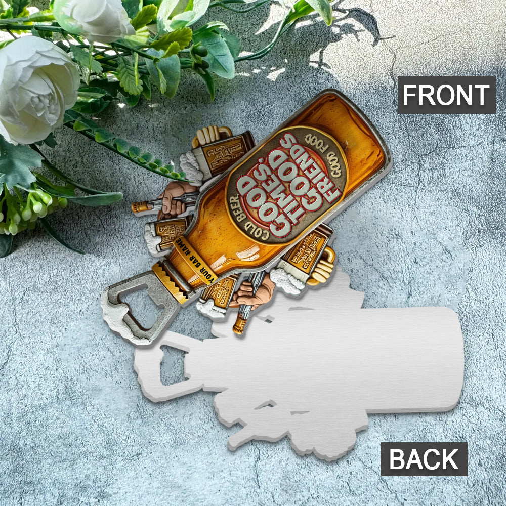 Man Cave Beer Bar - Personalized Beer Bottle Opener