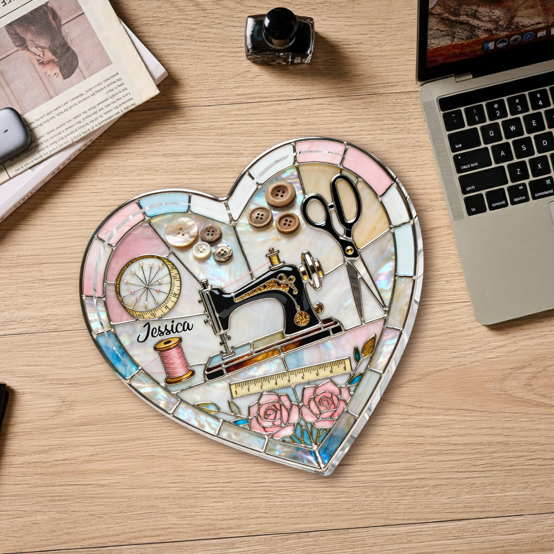 Love Sewing - Personalized Sewing Catch-All Tray