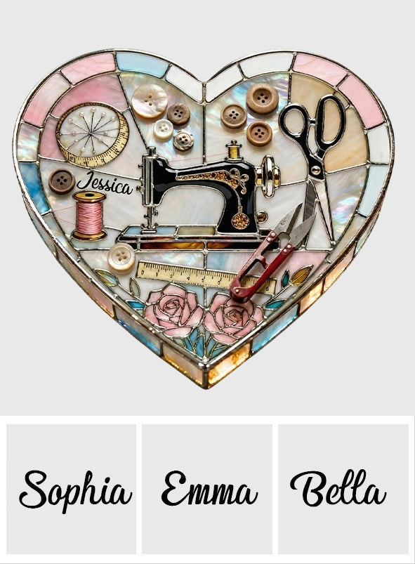 Love Sewing - Personalized Sewing Catch-All Tray