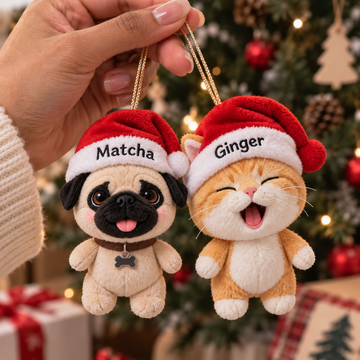 Little Christmas - Personalized Family Plush Ornament