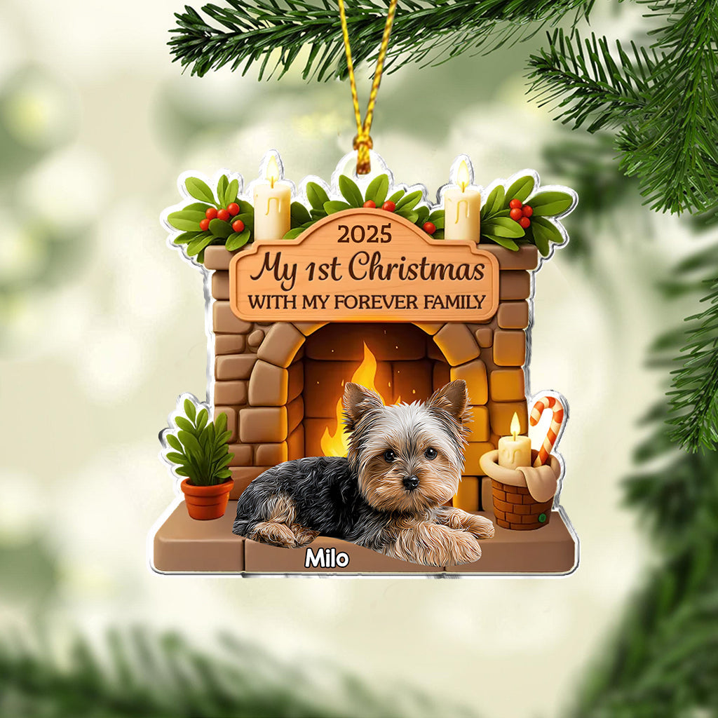 My 1st Christmas - Personalized Dog Ornament