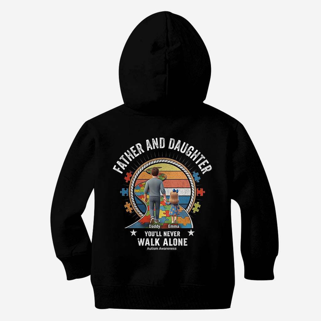 You'll Never Walk Alone - Personalized Autism Awareness All Over Shirt
