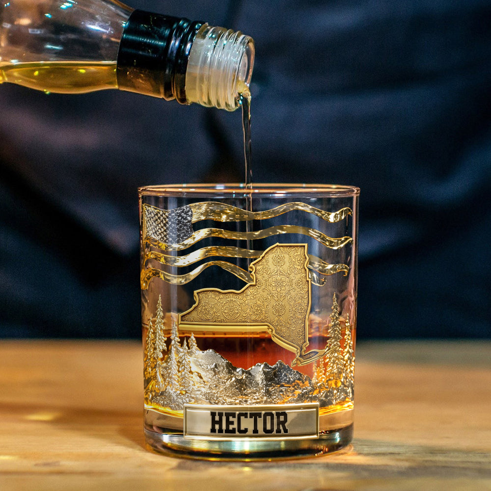 The State Pride - Personalized Luxury Whiskey Glass