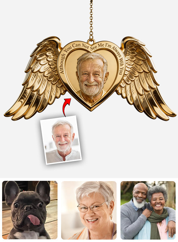 Memorial Gift, I'm Always With You - Personalized Memorial Car Ornament