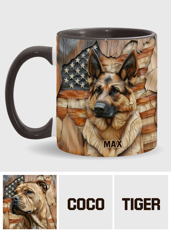 The Strong One - Personalized Dog Accent Mug