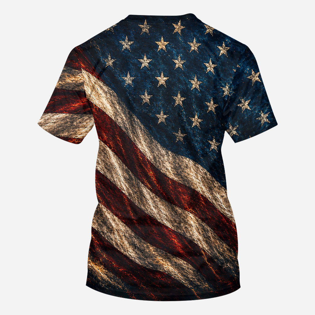 Real American - Personalized Patriot All Over Shirt