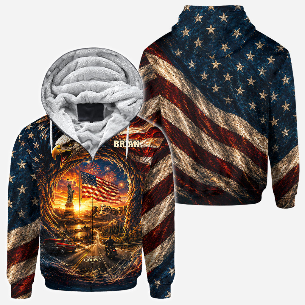 Real American - Personalized Patriot All Over Shirt