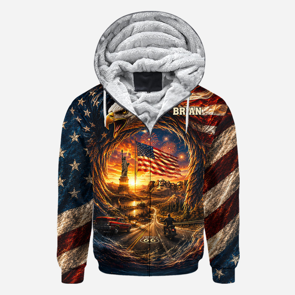 Real American - Personalized Patriot All Over Shirt