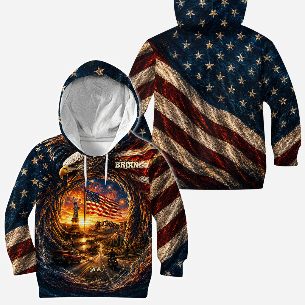 Real American - Personalized Patriot All Over Shirt