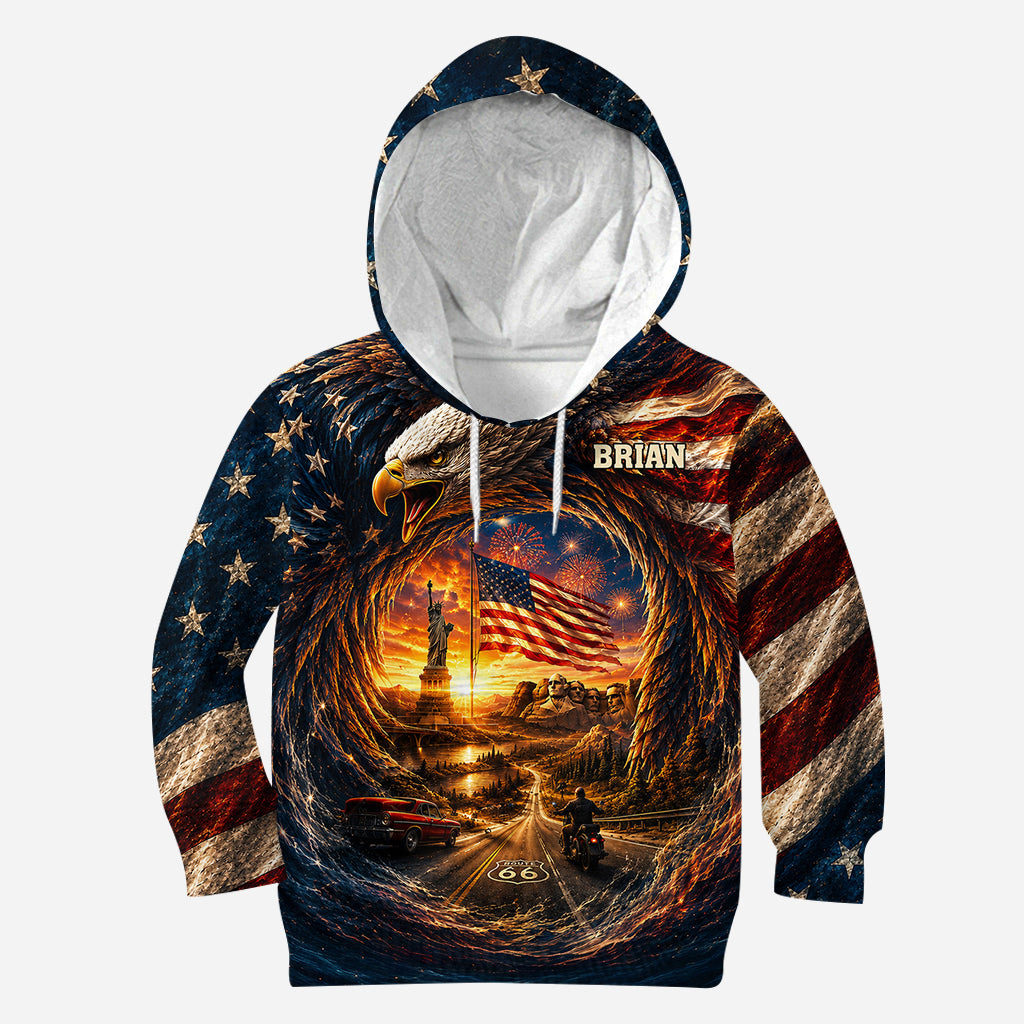 Real American - Personalized Patriot All Over Shirt