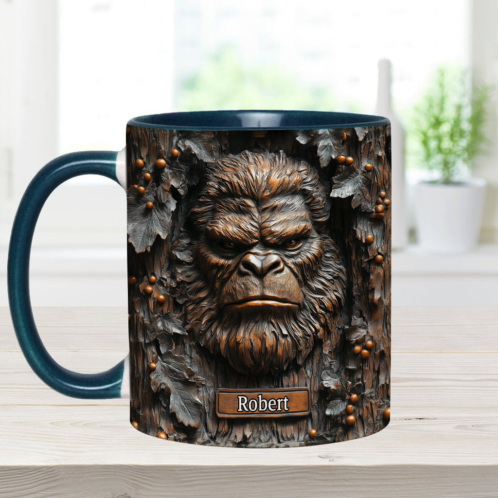 Sasquatch - Personalized Camping Accent Mug