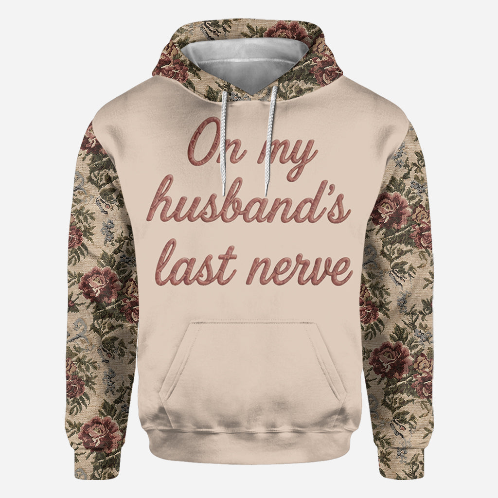 On My Boyfriend's Last Nerve - Personalized Couple All Over Shirt
