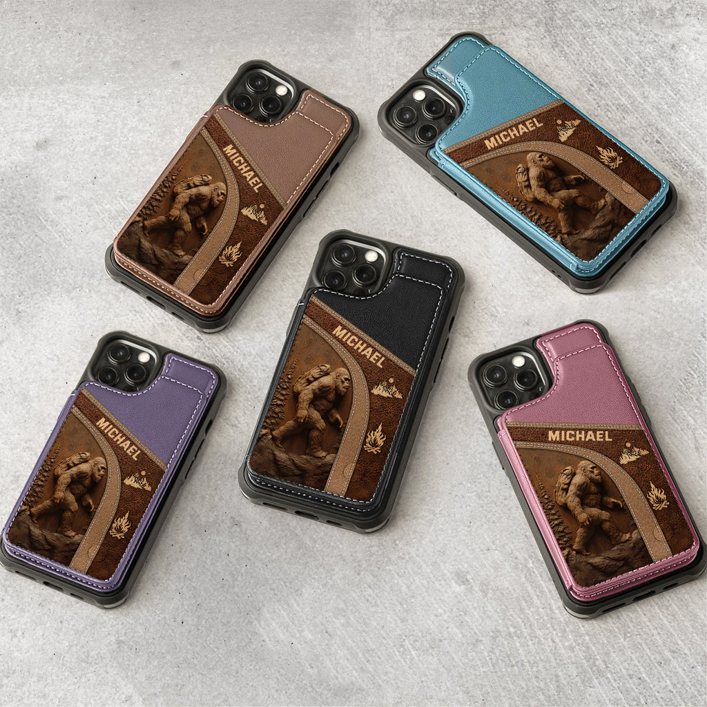 Sasquatch - Personalized Hiking Wallet Phone Case