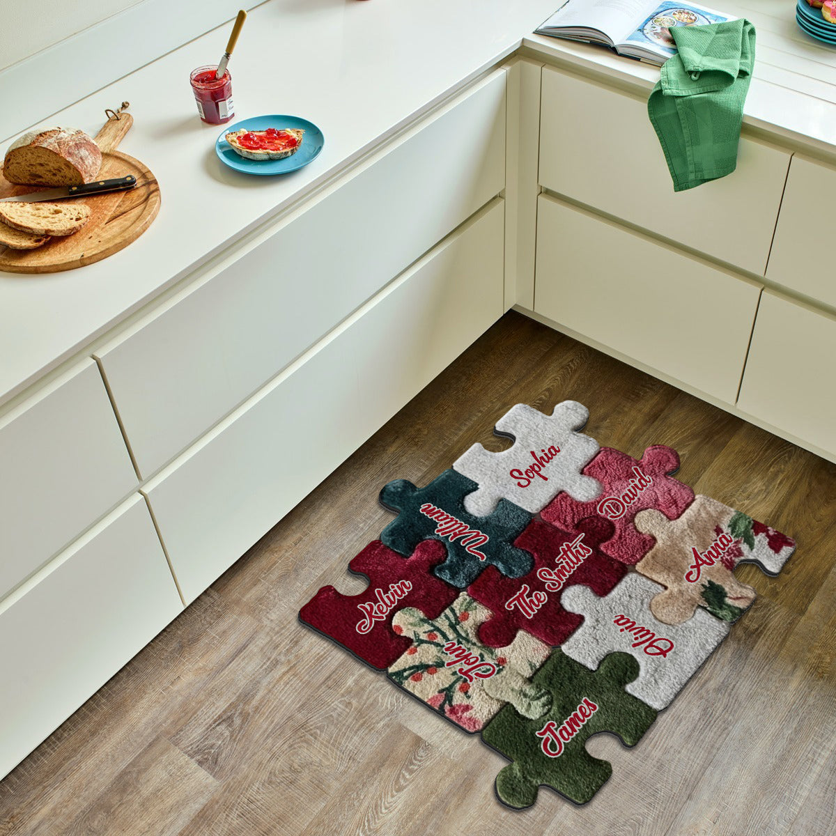 Merry Christmas - Personalized Family Non-Slip Tufted Rug