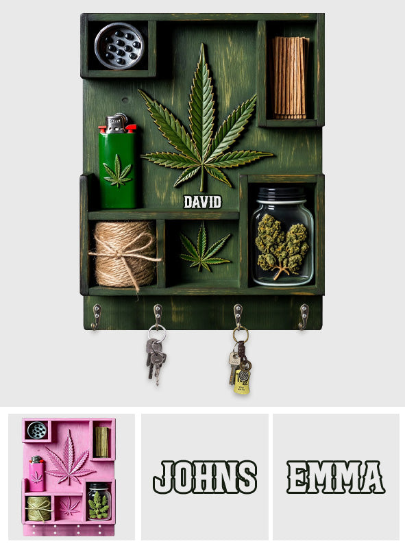 Magic Leaf - Personalized Weed Custom Shaped Hanging Rack