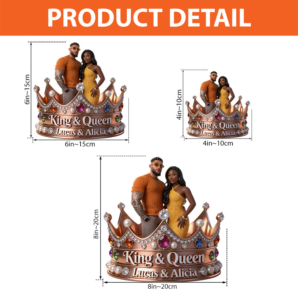 You & Me We Got This - Personalized Couple Custom Shaped Acrylic Plaque