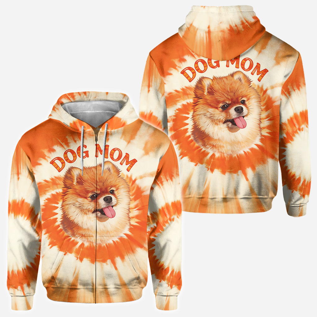 Tie Dye Style Shirt For Pet Owner - Personalized Dog All Over Shirt