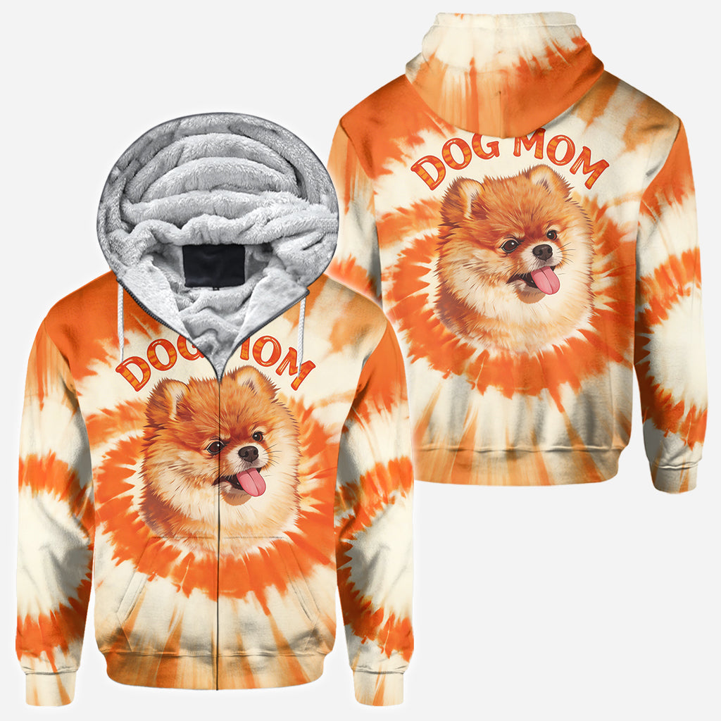 Tie Dye Style Shirt For Pet Owner - Personalized Dog All Over Shirt