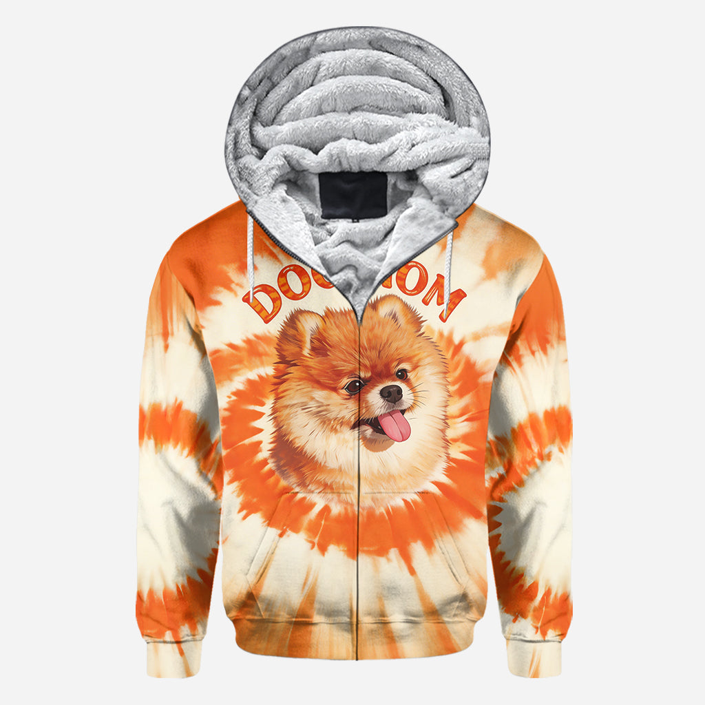 Tie Dye Style Shirt For Pet Owner - Personalized Dog All Over Shirt