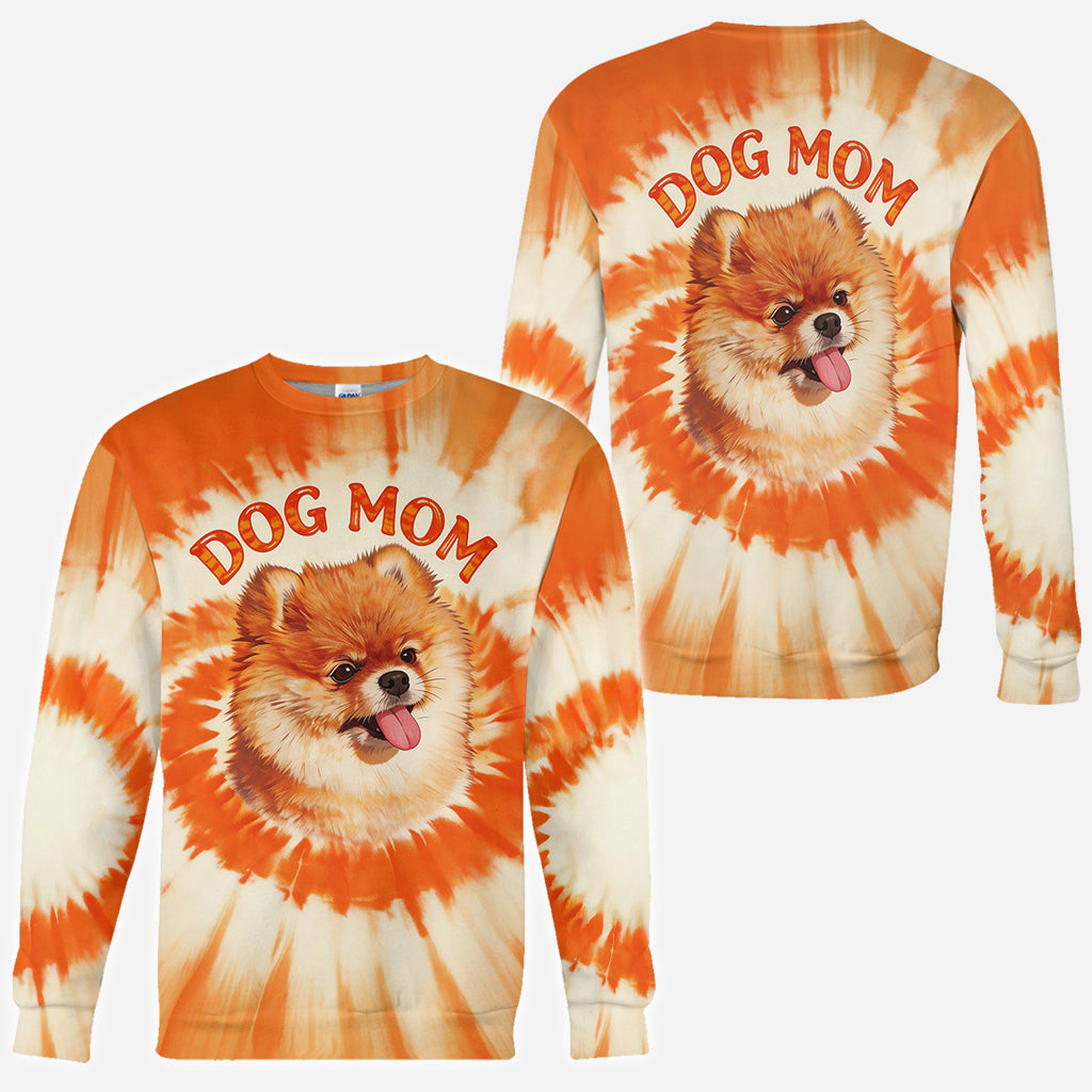 Tie Dye Style Shirt For Pet Owner - Personalized Dog All Over Shirt