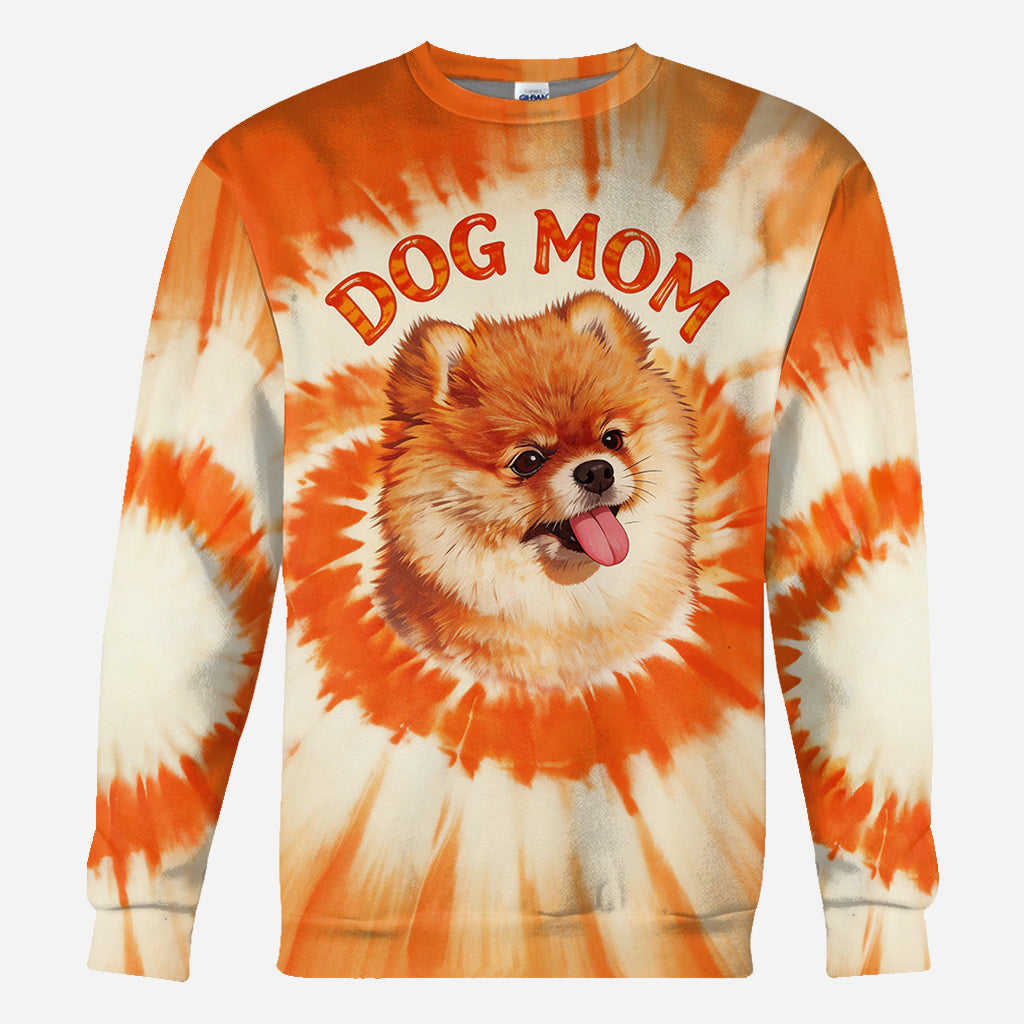 Tie Dye Style Shirt For Pet Owner - Personalized Dog All Over Shirt