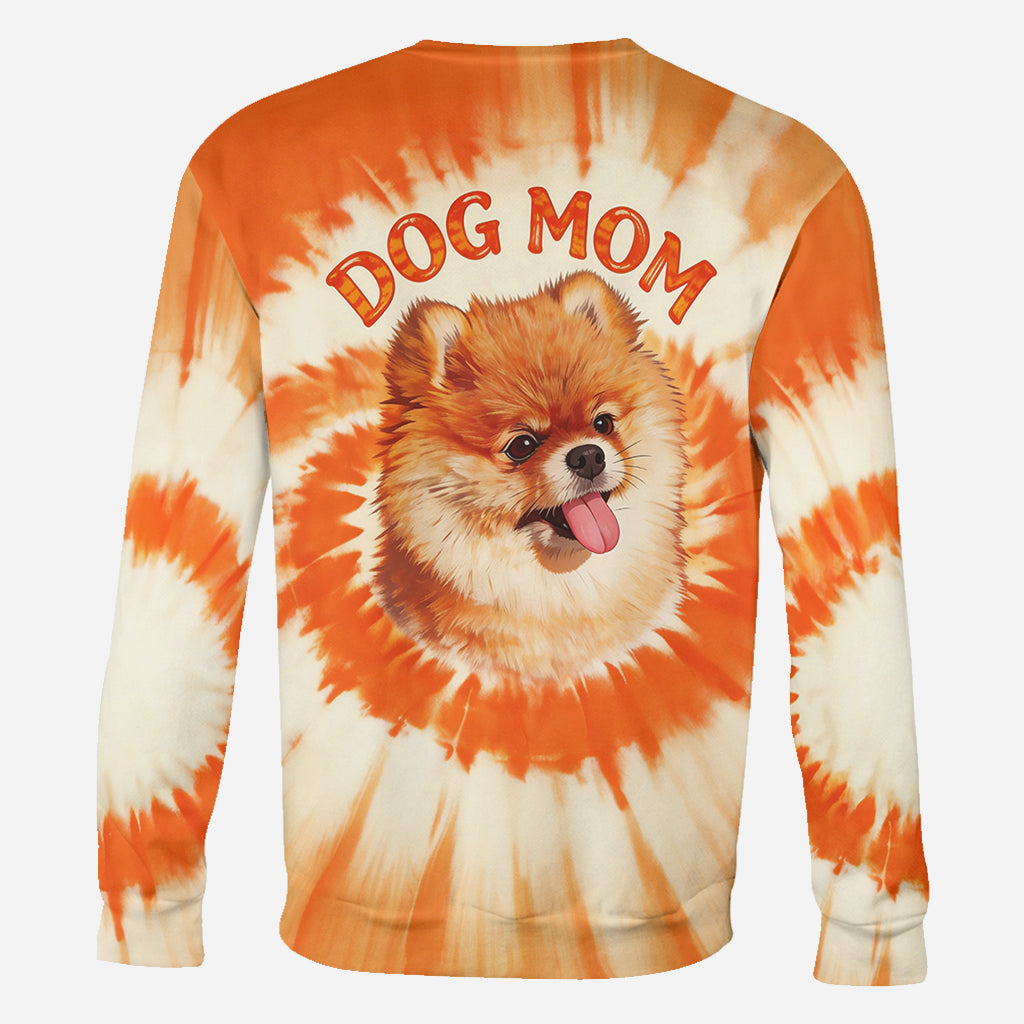 Tie Dye Style Shirt For Pet Owner - Personalized Dog All Over Shirt