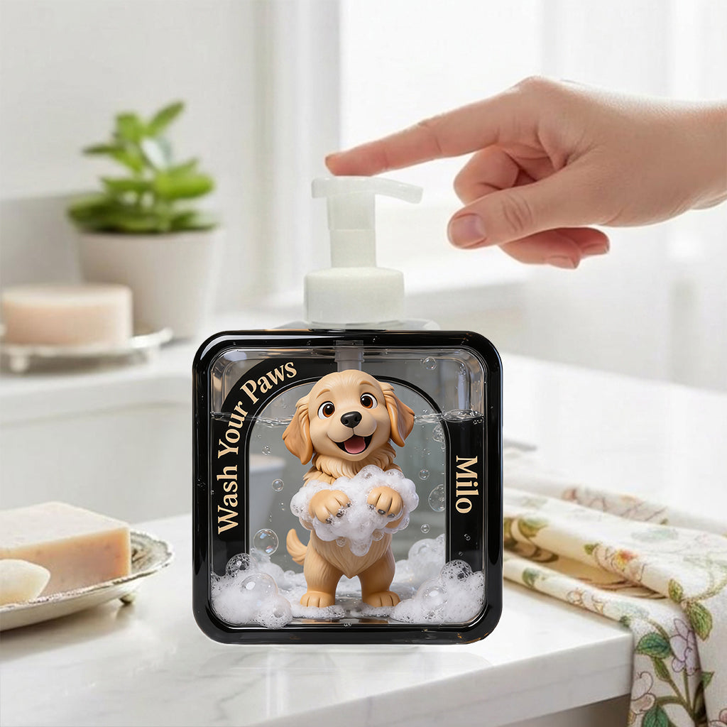Wash You Paws - Personalized Dog Pump Dispenser