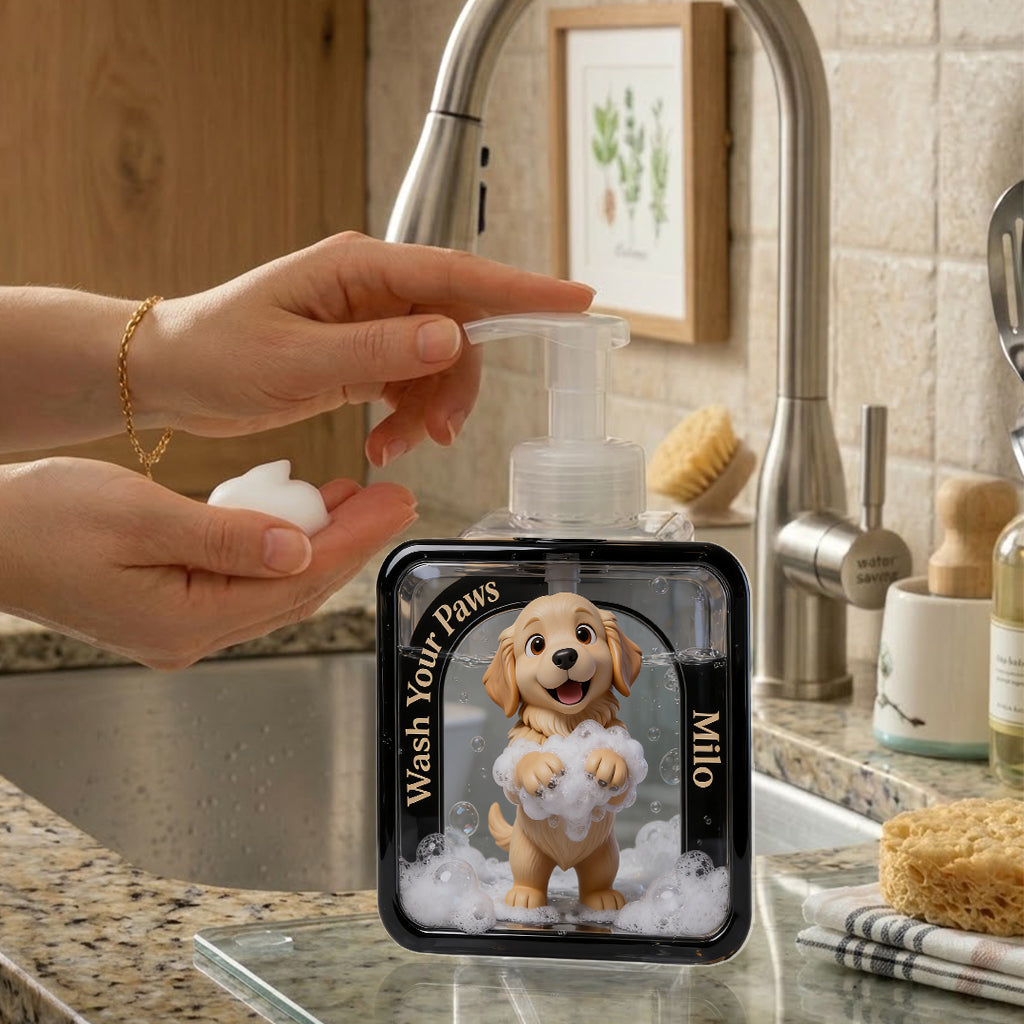 Wash You Paws - Personalized Dog Pump Dispenser