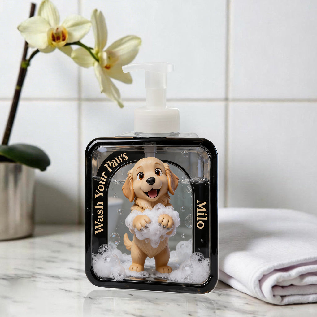 Wash You Paws - Personalized Dog Pump Dispenser