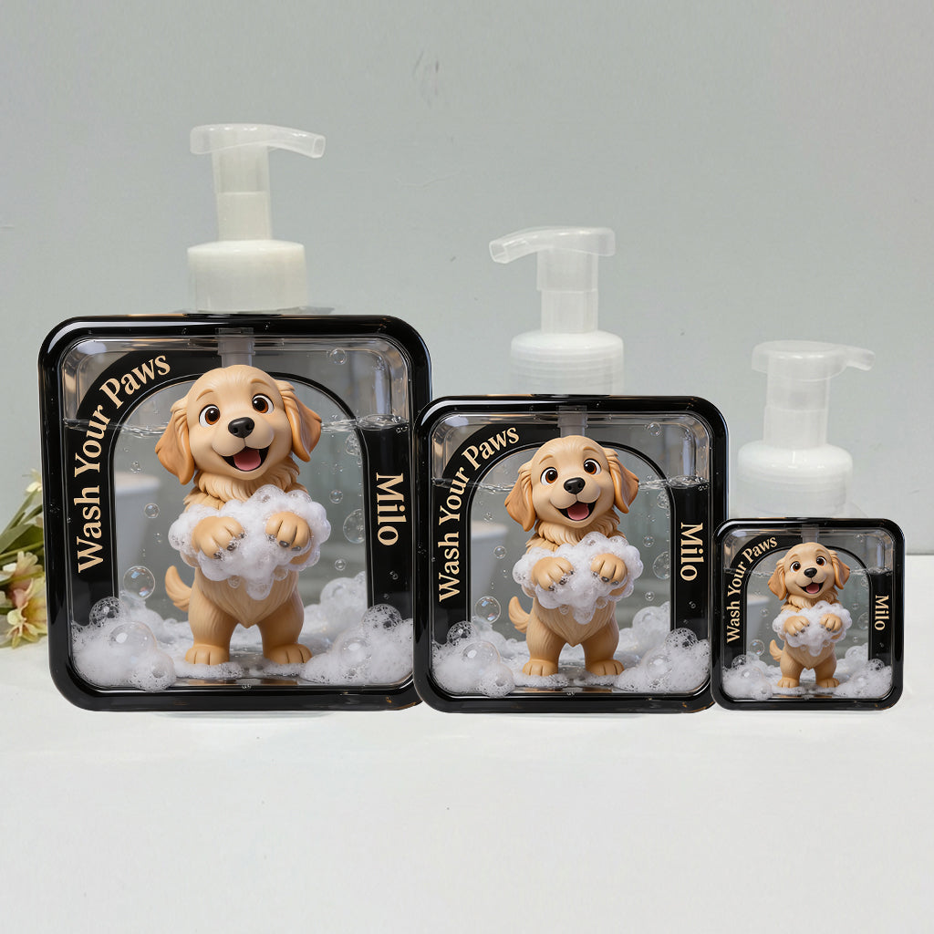 Wash You Paws - Personalized Dog Pump Dispenser